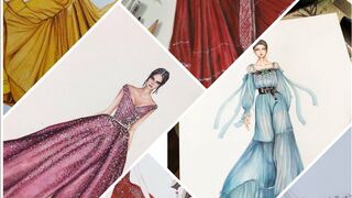 Female Fashion Illustrations Photo Collection || Fashion Illustrations Models