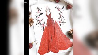 Female Fashion Illustrations Photo Collection || Fashion Illustrations Models