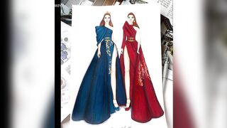 Female Fashion Illustrations Photo Collection || Fashion Illustrations Models