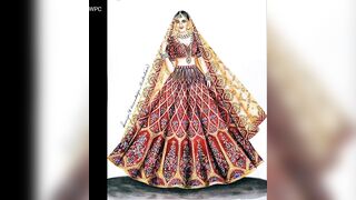 Bridal Fashion Illustrations Photo Collection || Female Fashion Illustrations Models