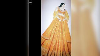 Bridal Fashion Illustrations Photo Collection || Female Fashion Illustrations Models