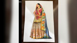 Bridal Fashion Illustrations Photo Collection || Female Fashion Illustrations Models