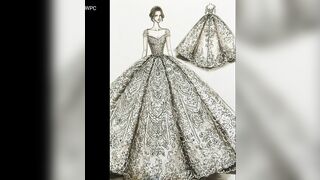 Bridal Fashion Illustrations Photo Collection || Female Fashion Illustrations Models