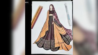 Bridal Fashion Illustrations Photo Collection || Female Fashion Illustrations Models