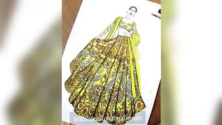 Bridal Fashion Illustrations Photo Collection || Female Fashion Illustrations Models