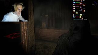 xQc Is Too Immersed While Playing Scary Game