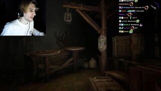 xQc Is Too Immersed While Playing Scary Game