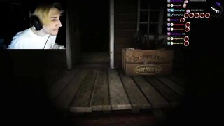 xQc Is Too Immersed While Playing Scary Game