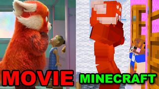 OMG Turning Red Movie ROBLOX Vs. MINECRAFT!