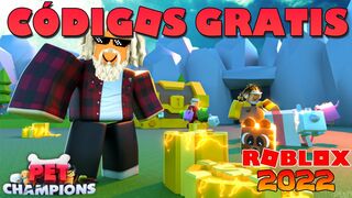 NUEVOS CODIGOS de ✨PET CHAMPIONS [✨EXCLUSIVE!]✨ 2022 ✨ Códigos de Roblox actualizados