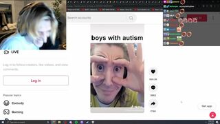 xQc Can't Stop Laughing At This Tiktok of Him