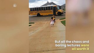 The Best Back-To-School Day Moments Caught On Cam | Compilation