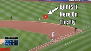 MLB The Longest Bunts In Baseball History Compilation