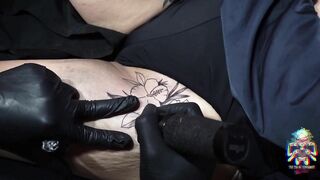 BIKINI LINE TATTOO #6// FLOWER TATTOO DESIGN//TEASER