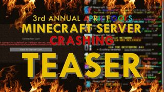 Minecraft SERVER CRASHING STREAM - 2022 Teaser Trailer