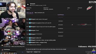 Mizkif reacts to Malena ending the stream on Nmplol...