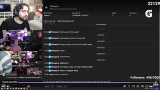 Mizkif reacts to Malena ending the stream on Nmplol...