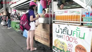 Bangkok Life - Thai Saleswomen - Thailand Travel Vlog