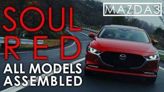 100 Years Anniversary Special Edision | MAZDA3 All Models Assembled | Beautiful Soul Red Crystal