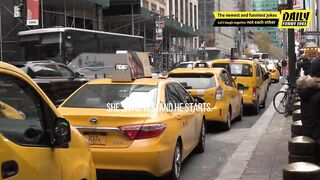 Funny jokes - taxi driver picks up a girl