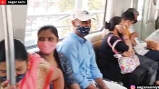 मम्मी जी ये लड़की, ये क्या होती है Funny Prank In Metro????। Prank In India | Metro Prank।  Sagar Saini