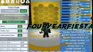 *NEW* All 26 Working Codes In Bee Swarm Simulator (2022) ROBLOX