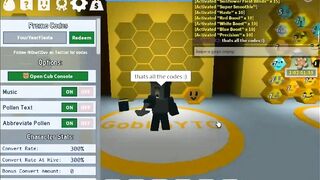 *NEW* All 26 Working Codes In Bee Swarm Simulator (2022) ROBLOX