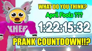 ???? APRIL FOOLS COUNTDOWN In Pet Simulator X | Roblox