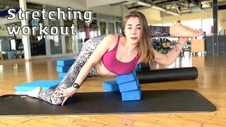 Middle Splits with Yoga and Gymnastics | Stretching time | Flexibility  Contortion