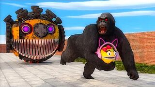 Ms pacman vs kong vs scary robot pacman adventures compilation