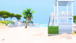 ???? Tartosa Beach | No CC | The Sims 4 : My Wedding Stories | Stop Motion Build