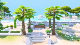 ???? Tartosa Beach | No CC | The Sims 4 : My Wedding Stories | Stop Motion Build