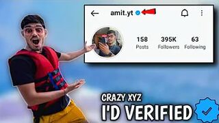 @Crazy XYZ  ने ये क्या कर दिया ????  / AMIT SHARMA VERIFIED ON INSTAGRAM / @MR. INDIAN HACKER