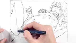 Drawing cute anime characters | Illustration production | How Dirty Is Your Mind?