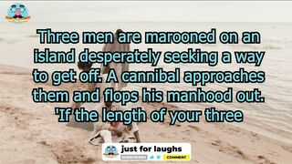 Funny dirty jokes - Marooned on the cannibal island