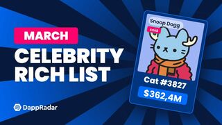 Top 10 Most Valuable Celebrity NFT Portfolios in March