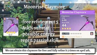 HOYOVERSE Suddenly Announces This FREE Claymore Weapon and Collabs With EPIC GAMES...