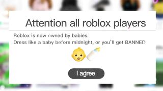 If A Baby Owns ROBLOX ????