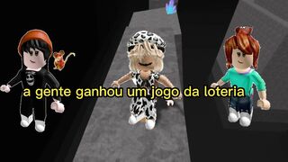 História COMPLETA roblox | As pobres que ganharam na loteria