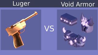 Luger vs Void Armor (Roblox Bedwars)