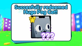 ????NEW *HUGE POGCAT* CODE in PET SIMULATOR X April Fool Update.. (Roblox)