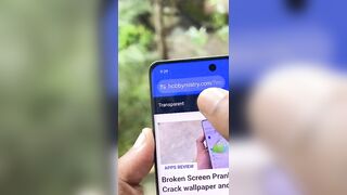 Use Your Mobile As A Transparent Screen ???? #mobile #screen #transparent #new #best #viral #reels