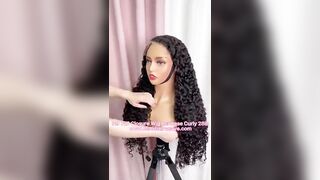 New Trend Burmese Curly HD & Transparent Lace Wig 100% Human Raw Hair Mink Brazilian Hair