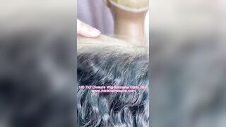 New Trend Burmese Curly HD & Transparent Lace Wig 100% Human Raw Hair Mink Brazilian Hair