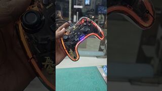 Zebronics MAX FURY Transparent RGB LED Illuminated Wired Gamepad for PC, Android | Dual motors