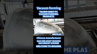 Transparent PC vacuum forming products. #vacuumforming #thermoforming #factory #pc #plasticmolding