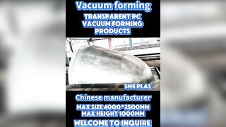 Transparent PC vacuum forming products. #vacuumforming #thermoforming #factory #pc #plasticmolding