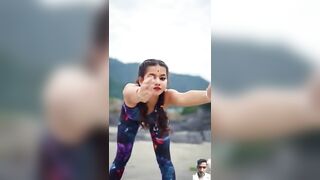 Mornig yoga ???????? #dance #tanurawatofficial #tannurawat #shortsfeed #saipallavi #vairalshort #sonu_saha