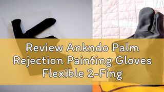 Review Ankndo Palm Rejection Painting Gloves Flexible 2-Finger Universal Stylus Pen Drawing Glove A