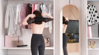 Try on Haul 2024 : See Through Cloth and Black Tshirt | Fully Transparent Haul | Full Awesome Video